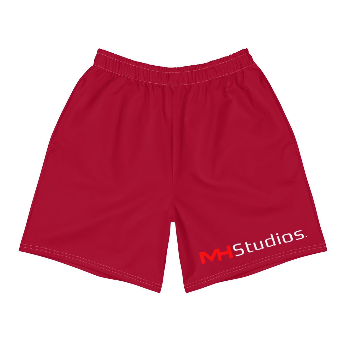 MH STUDIOS RED Men's Athletic Shorts