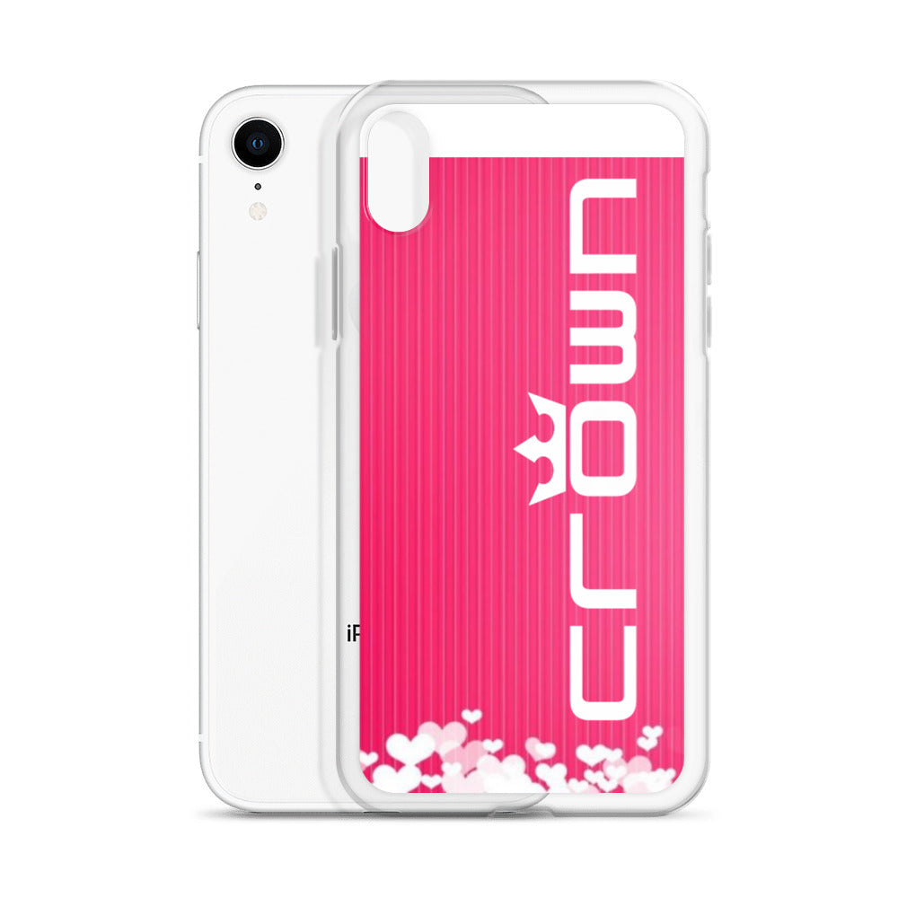CROWN PINK LOVE iPhone Case