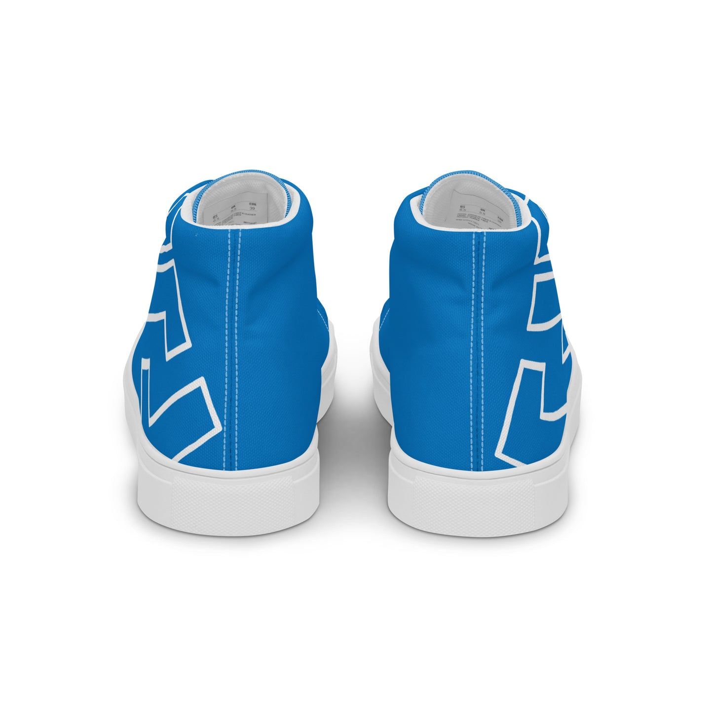CROWN BIG TIME BLUE Men’s high top canvas shoes