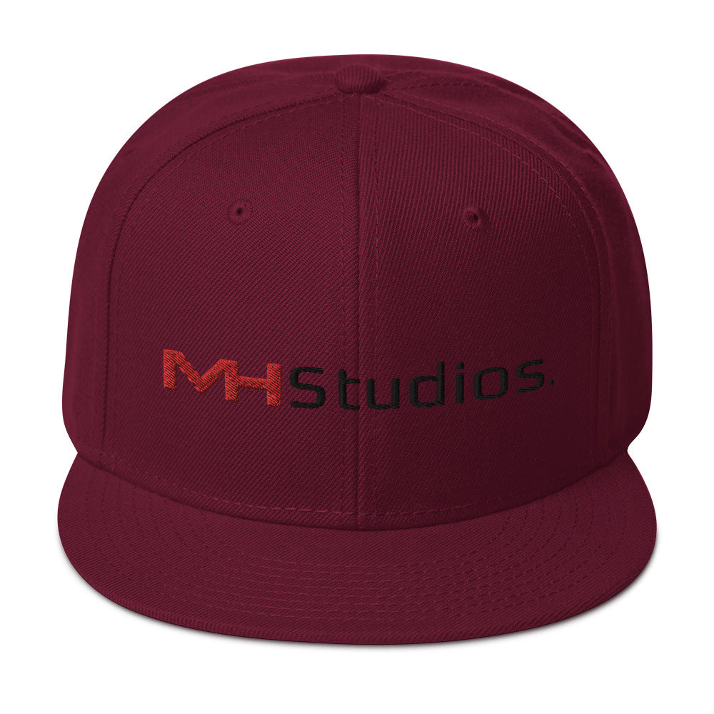 MH STUDIOS WHITE Snapback Hat