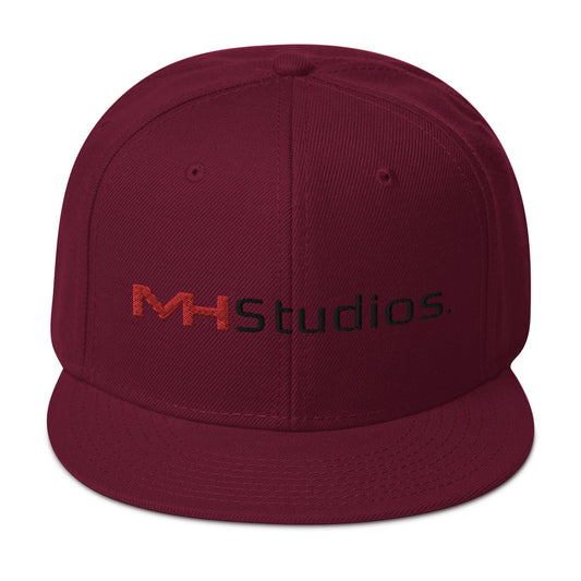 MH STUDIOS WHITE Snapback Hat