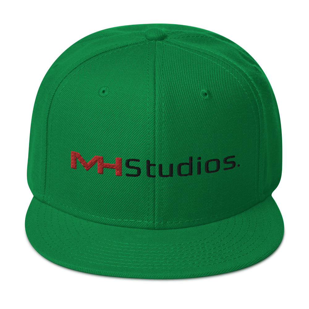 MH STUDIOS WHITE Snapback Hat