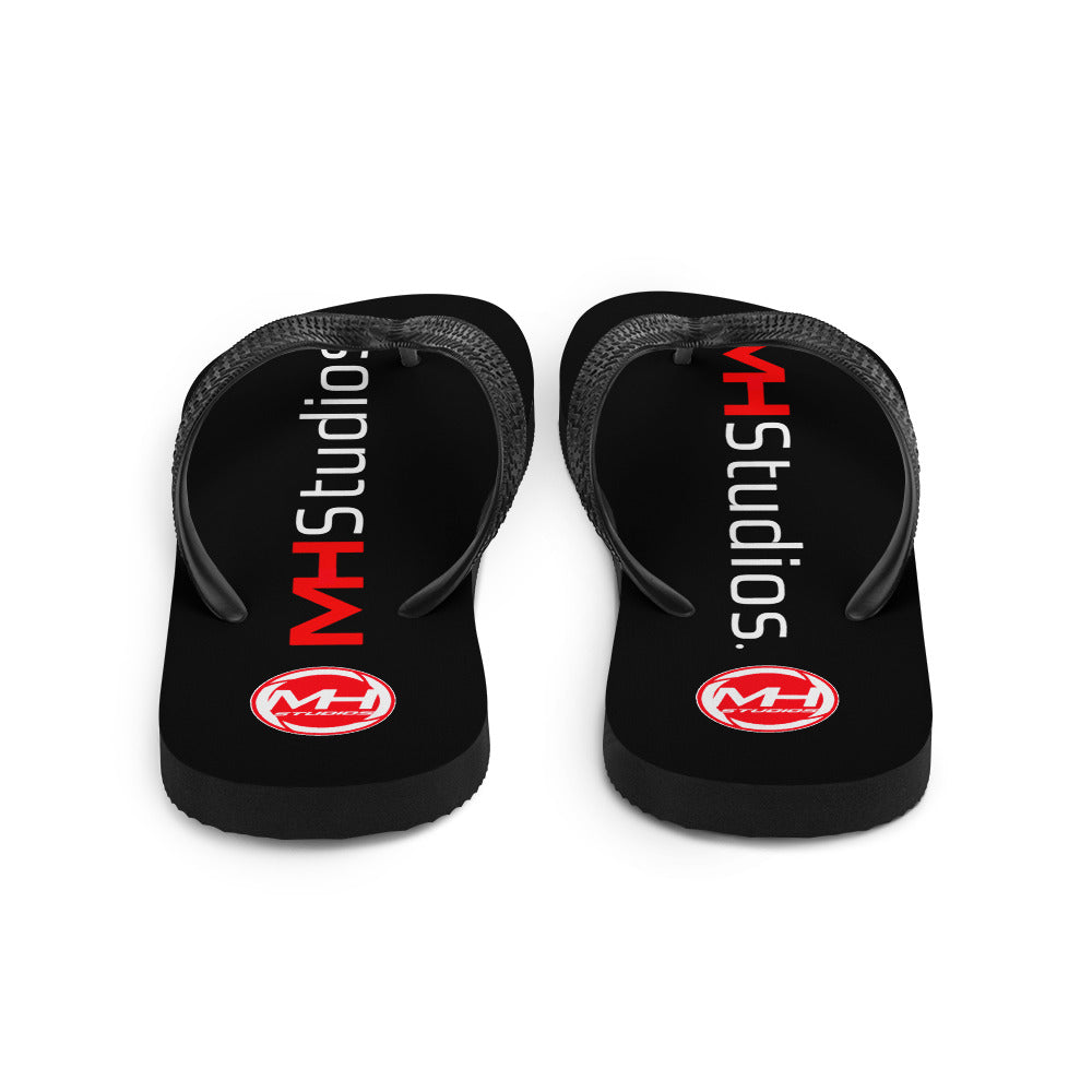 MH STUDIOS BLACK Flip-Flops