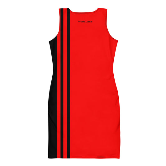 VOGUE CARMINE Bodycon dress