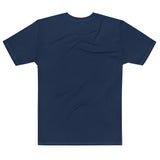 MH STUDIOS SLANT NAVY Men's t-shirt