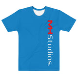 MH STUDIOS SLANT BLUE Men's t-shirt