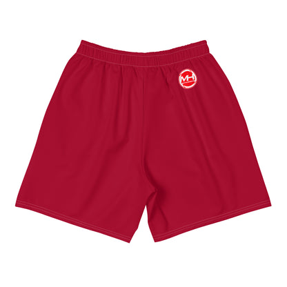 MH STUDIOS RED Men's Athletic Shorts