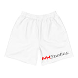 MH STUDIOS WHITE Men's Athletic Shorts