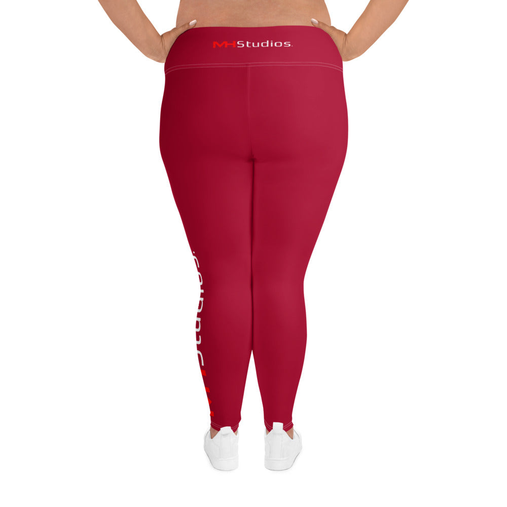 MH STUDIOS RED Plus Size Leggings