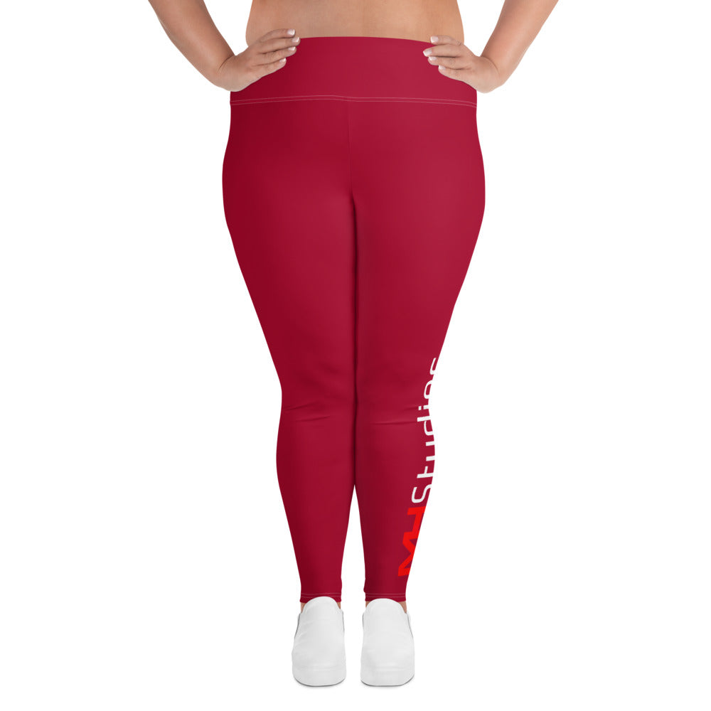 MH STUDIOS RED Plus Size Leggings