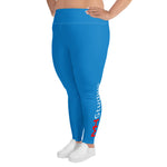 MH STUDIOS BLUE Plus Size Leggings