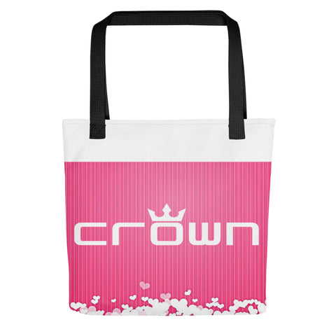 CROWN PINK LOVE Tote bag