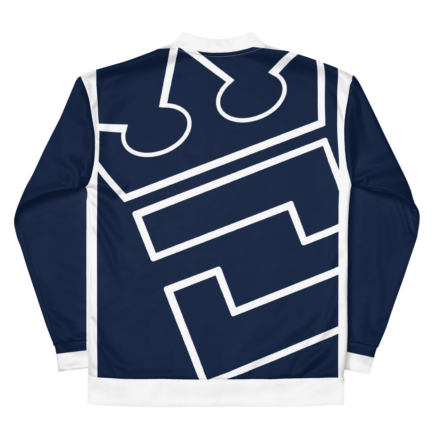 CROWN BIG TIME NAVY Unisex Bomber Jacket
