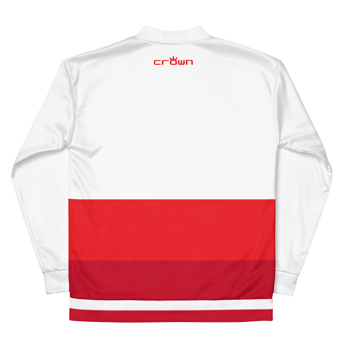 CROWN DOUBLE RED Unisex Bomber Jacket