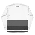 CROWN DOUBLE GRAY Unisex Bomber Jacket