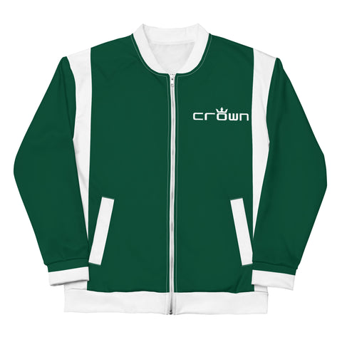 CROWN BIG TIME GREEN Unisex Bomber Jacket