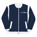 CROWN BIG TIME NAVY Unisex Bomber Jacket