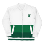 CROWN DOUBLE GREEN Unisex Bomber Jacket