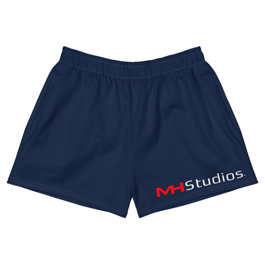 MH STUDIOS NAVY Women’s Athletic Shorts