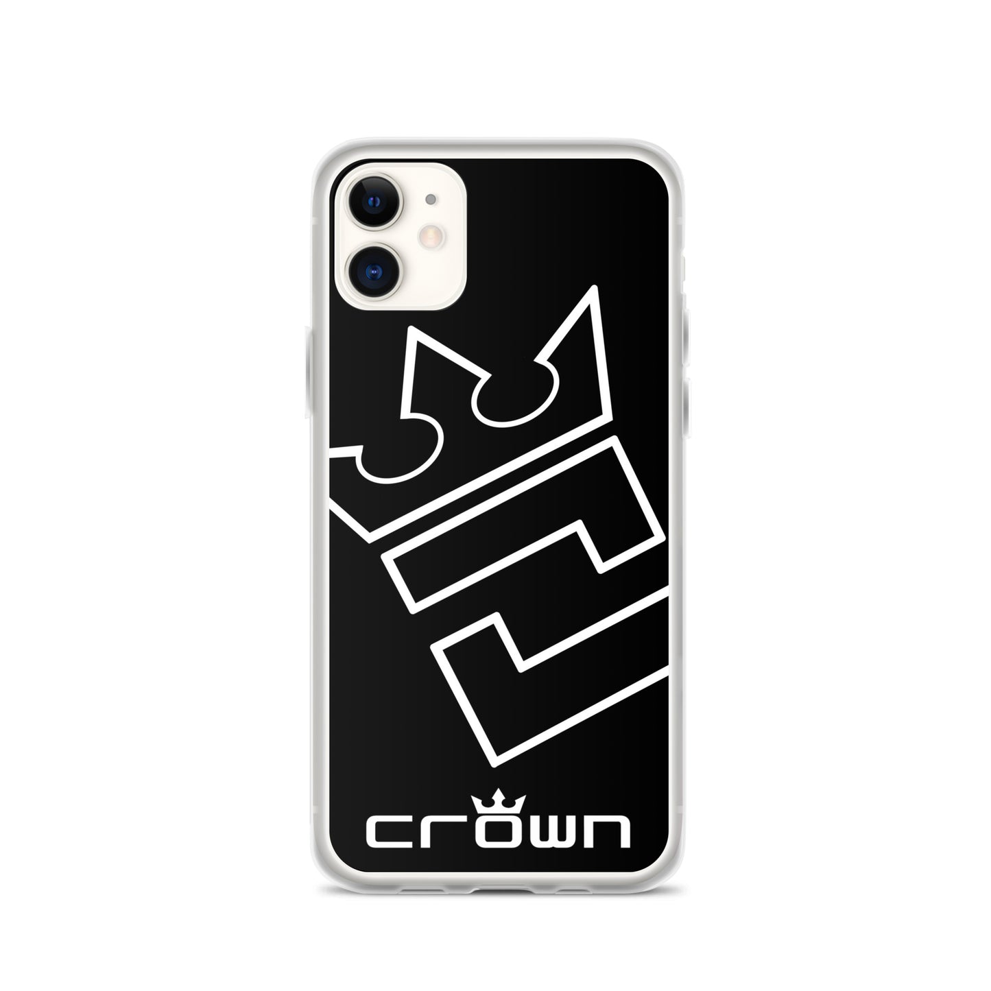 CROWN BIG TIME BLACK Clear Case for iPhone®