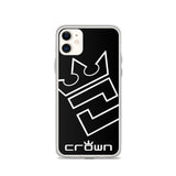 CROWN BIG TIME BLACK Clear Case for iPhone®