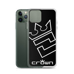 CROWN BIG TIME BLACK Clear Case for iPhone®