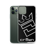 CROWN BIG TIME BLACK Clear Case for iPhone®