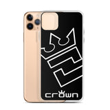 CROWN BIG TIME BLACK Clear Case for iPhone®