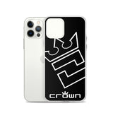 CROWN BIG TIME BLACK Clear Case for iPhone®