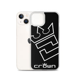 CROWN BIG TIME BLACK Clear Case for iPhone®