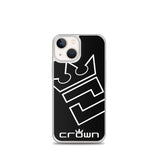 CROWN BIG TIME BLACK Clear Case for iPhone®