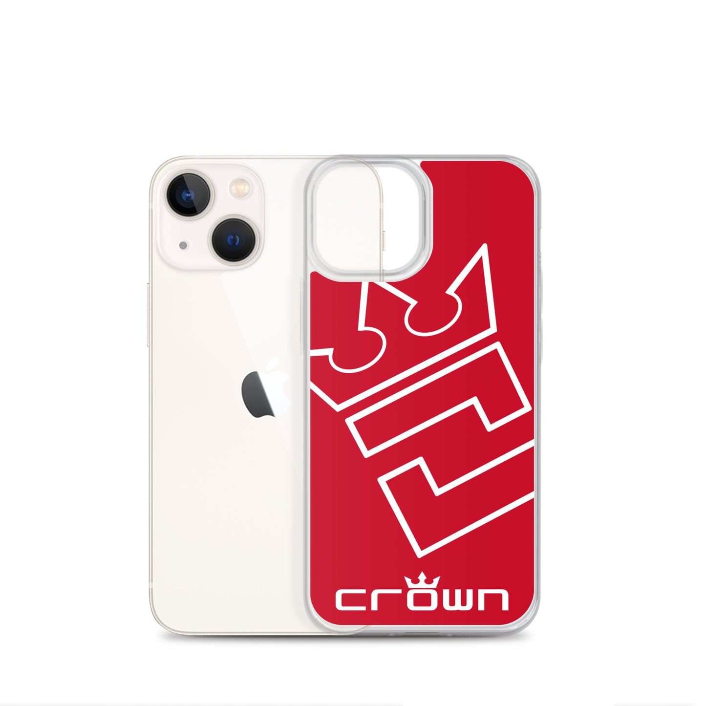 CROWN BIG TIME RED Clear Case for iPhone®