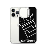 CROWN BIG TIME BLACK Clear Case for iPhone®