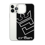 CROWN BIG TIME BLACK Clear Case for iPhone®