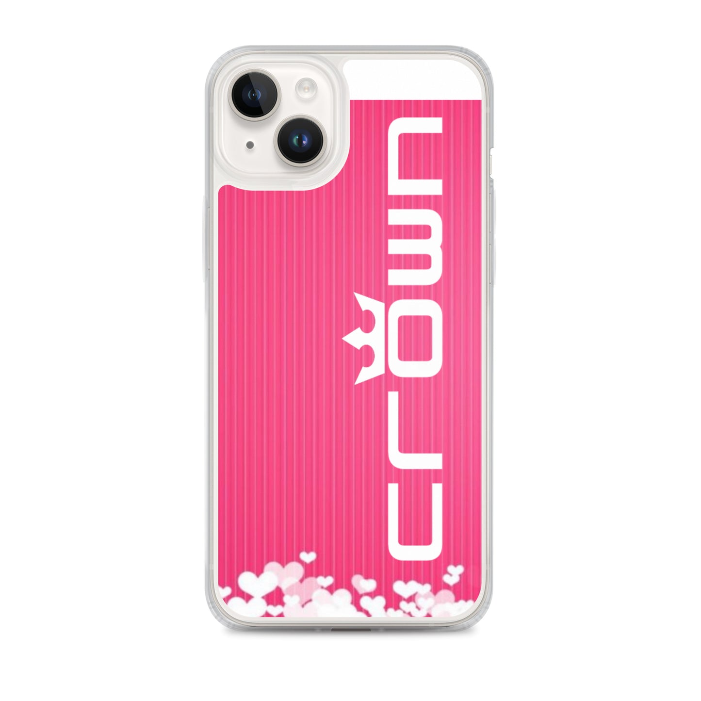 CROWN PINK LOVE iPhone Case
