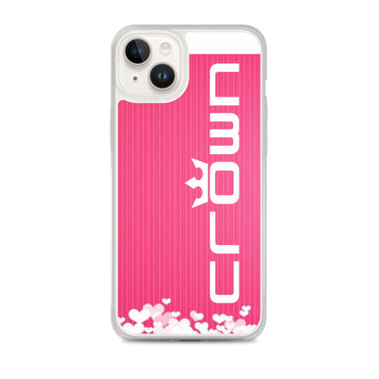 CROWN PINK LOVE iPhone Case