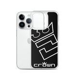 CROWN BIG TIME BLACK Clear Case for iPhone®