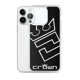 CROWN BIG TIME BLACK Clear Case for iPhone®