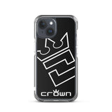 CROWN BIG TIME BLACK Clear Case for iPhone®