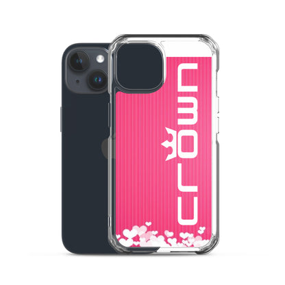 CROWN PINK LOVE iPhone Case