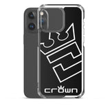 CROWN BIG TIME BLACK Clear Case for iPhone®