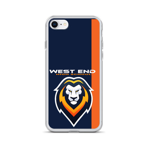 WEST END NAVY Clear Case for iPhone®