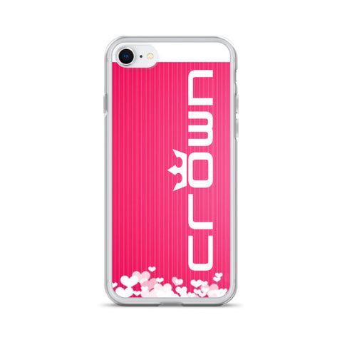 CROWN PINK LOVE iPhone Case