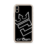 CROWN BIG TIME BLACK Clear Case for iPhone®