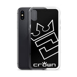 CROWN BIG TIME BLACK Clear Case for iPhone®