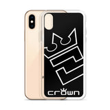 CROWN BIG TIME BLACK Clear Case for iPhone®