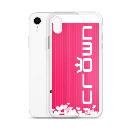 CROWN PINK LOVE iPhone Case