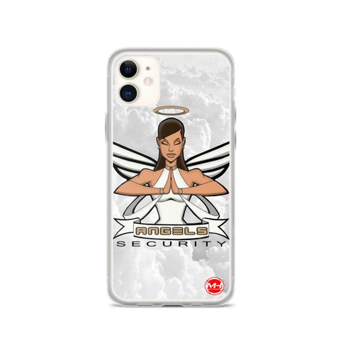 ANGELS SECURITY LOGO iPhone Case