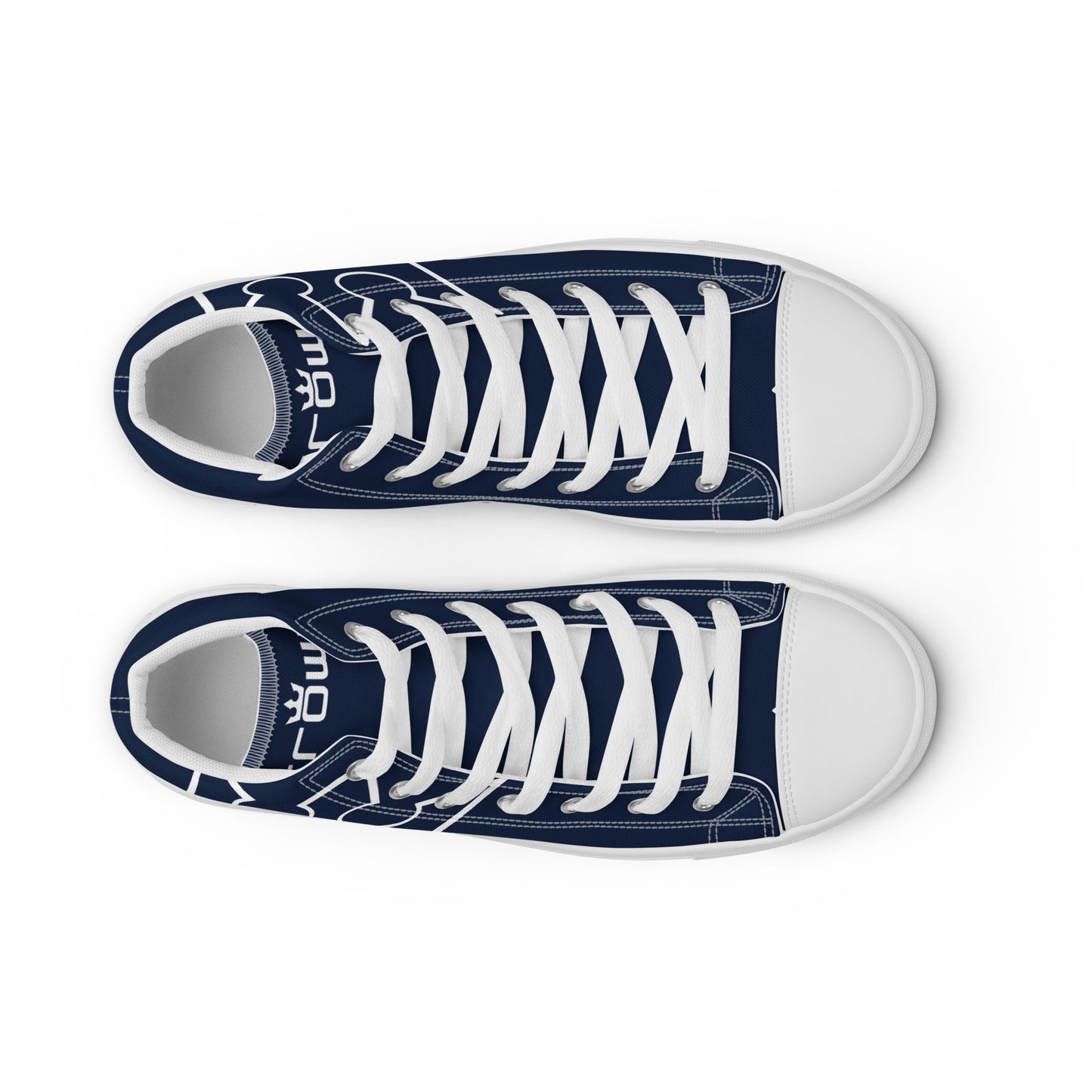 CROWN BIG TIME NAVY Men’s high top canvas shoes