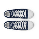 CROWN BIG TIME NAVY Men’s high top canvas shoes